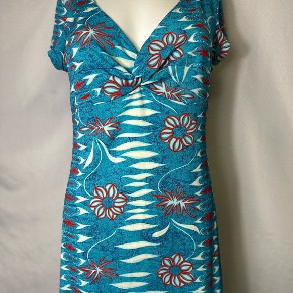 BCBG EXCLUSIVELY FOR NOTDSTROM SIZE LARGE DRESS 100% POLYESTER - Picture 2 of 6